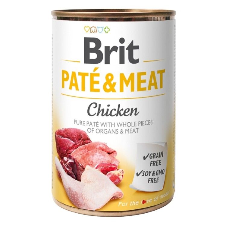 Brit Pate & Meat Chicken, 400 g - conserva