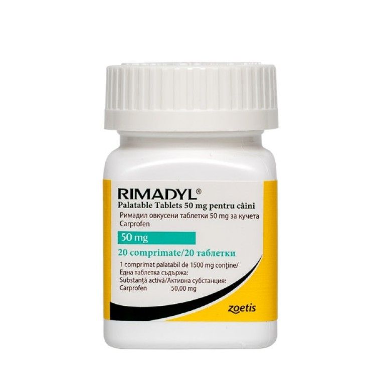 Rimadyl 50 mg - Farmacie Caini - PetMart Pet Shop Online