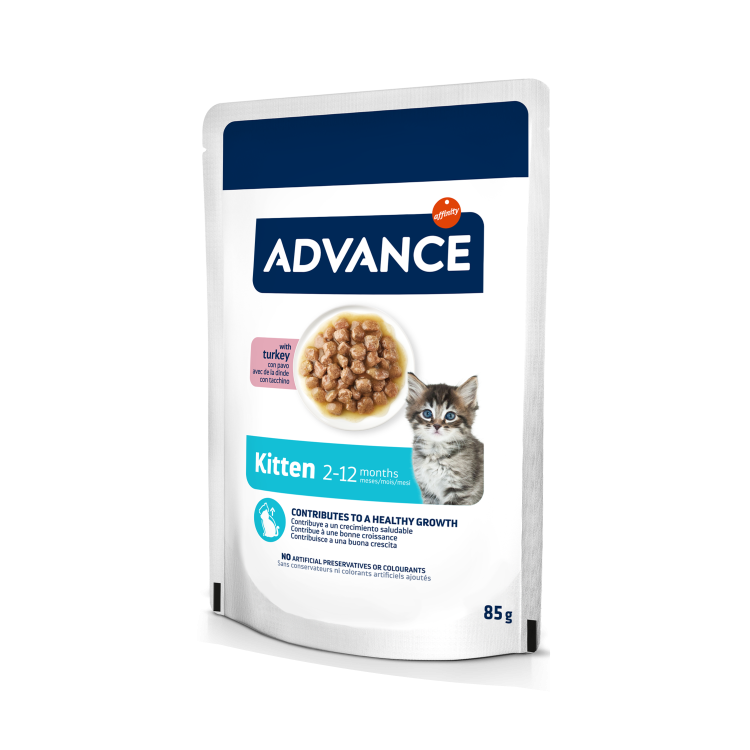 Advance Cat Wet Kitten Curcan, 85 g (Hrana Umeda - Pisici)