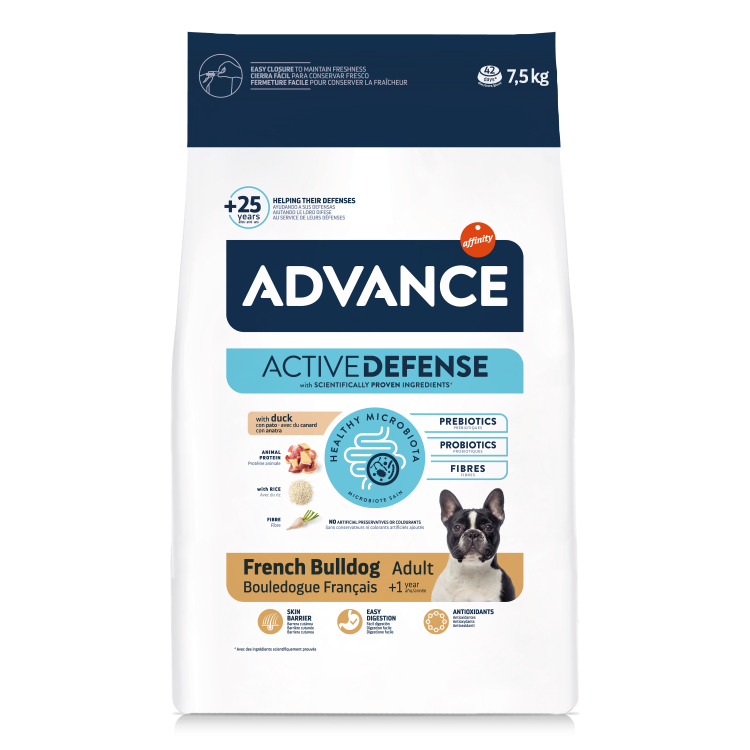 Advance Dog Bulldog Francez Adult, 7.5 Kg
