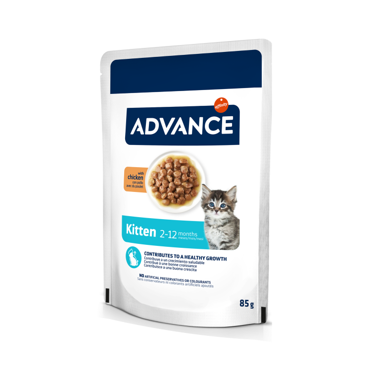 Advance Cat Wet Kitten Pui, 85 g (Hrana Umeda - Pisici)