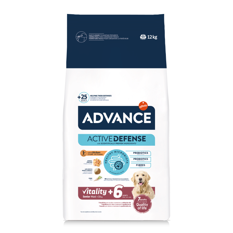ADVANCE DOG MAXI SENIOR VITALITY 12 KG