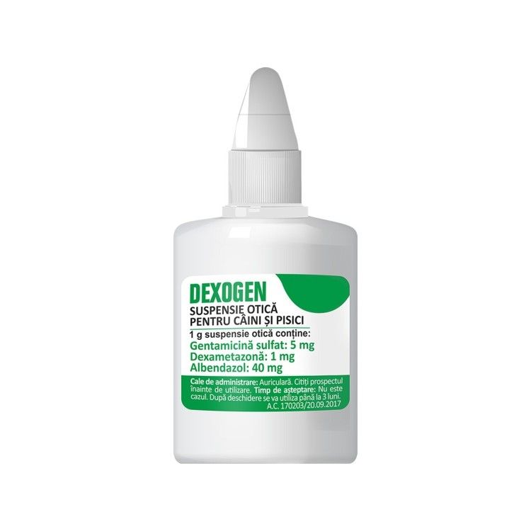 Dexogen Suspensie Otica, 20 ml (PRESCRIPTIE NECESARA)