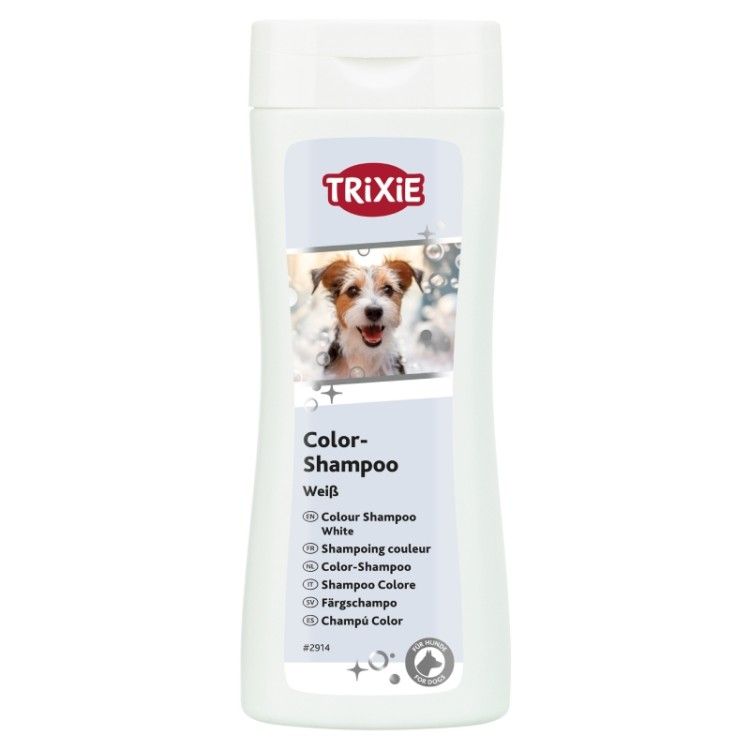 Sampon Caini Color cu Blana Alba, Trixie, 250 ml (Sampoane)