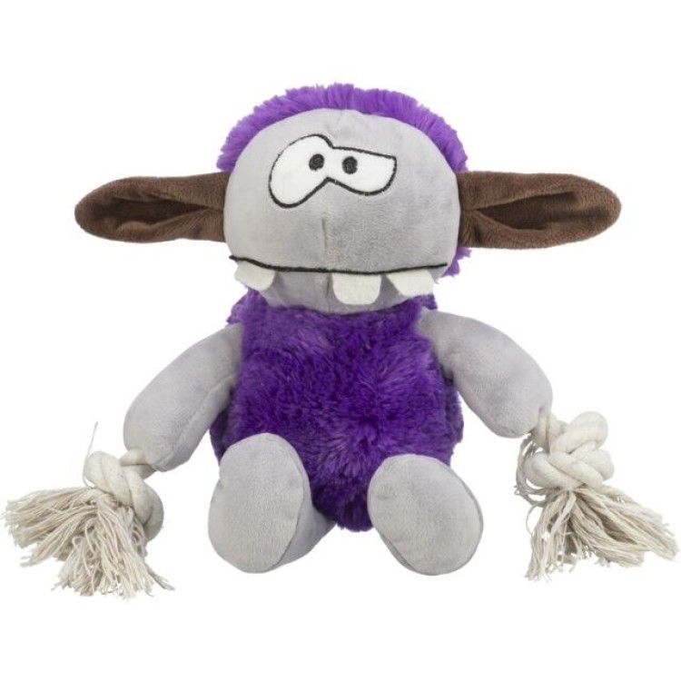 Trixie Jucarie Halloween, Monstru, Plus/ Sfoara cu Sunet, 32 cm, Violet (Jucarii - Caini)