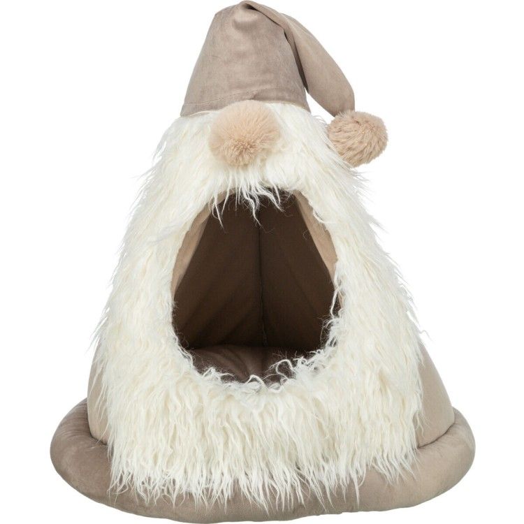 Trixie, culcus tip pestera X-Mas pitic, bej, 927104, 45x47 cm (Perne, paturi, culcusuri, saltele)