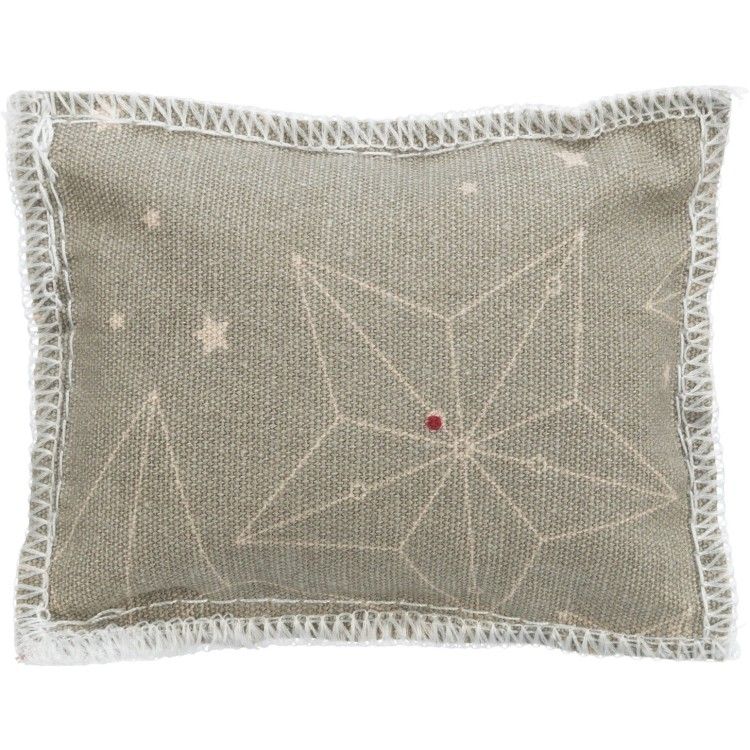 Trixie, perna pisici, X-Mas, cu valeriana, bej/ natural, 92528, 7x9 cm (Perne, paturi, culcusuri, saltele)