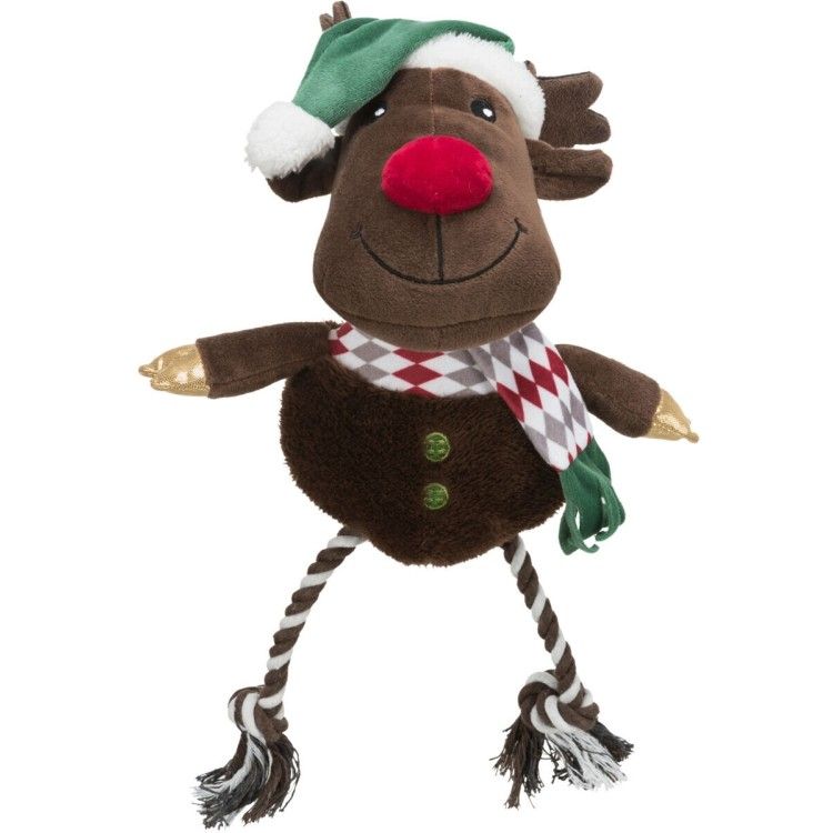 Trixie, jucarie caini, X-Mas ren, cu sunet, 92578, 49 cm (Jucarii - Caini)