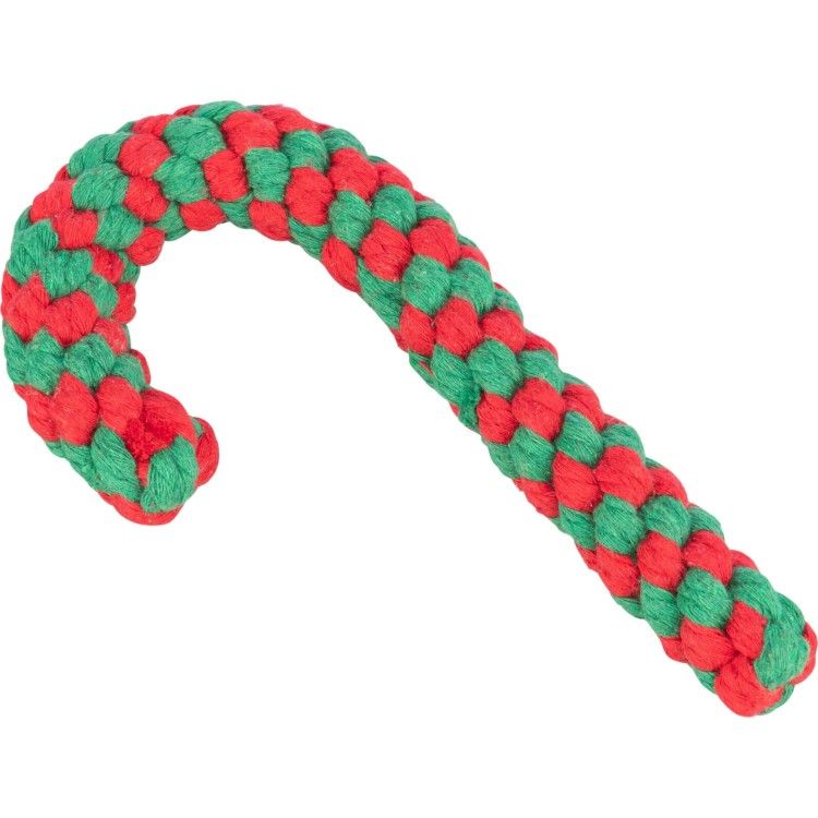 Trixie, jucarie caini, X-Mas sfoara acadea baston, 92597, 19 cm (Jucarii - Caini)