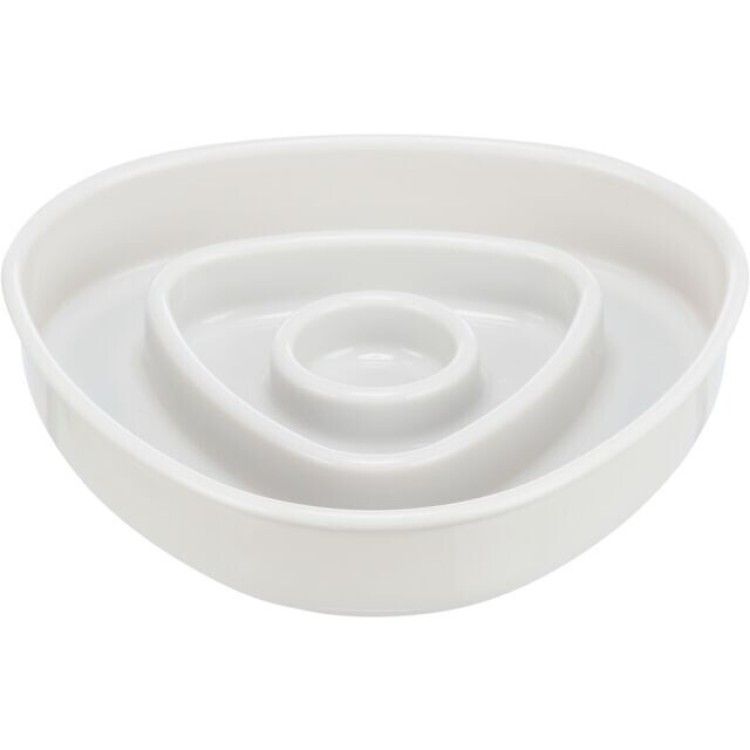 Trixie castron plastic pentru hranire lenta, 0.35 L/ 15x15 cm (Castroane)