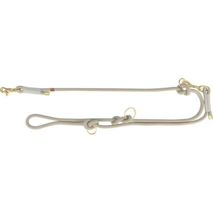 Trixie Lesa Coarda Reglabila, S - XL: 2 m / 10 mm,Ã‚Â Gri/Gri Deschis, 1984119