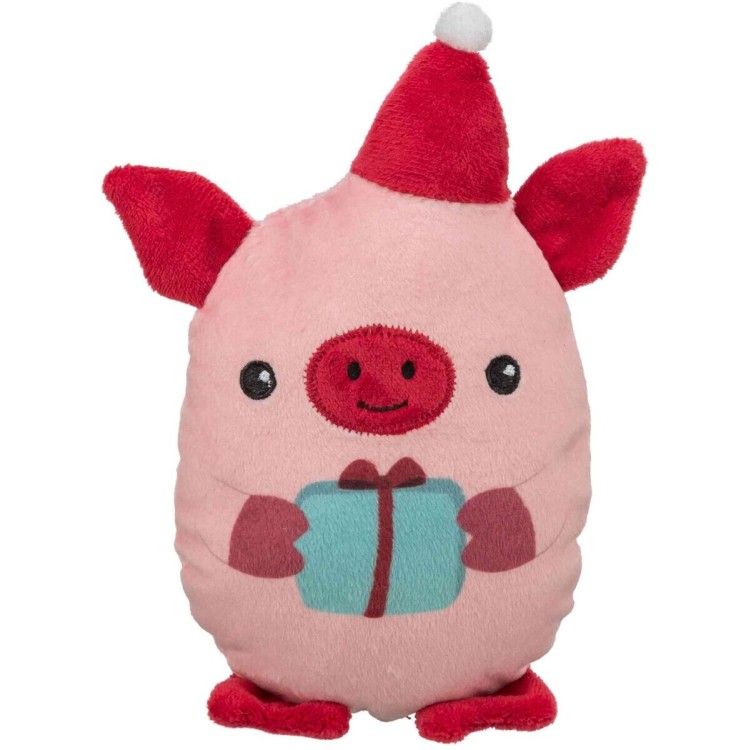 Trixie, jucarie caini, X-Mas purcel de Craciun, plus, 92601, 19 cm (Jucarii - Caini)