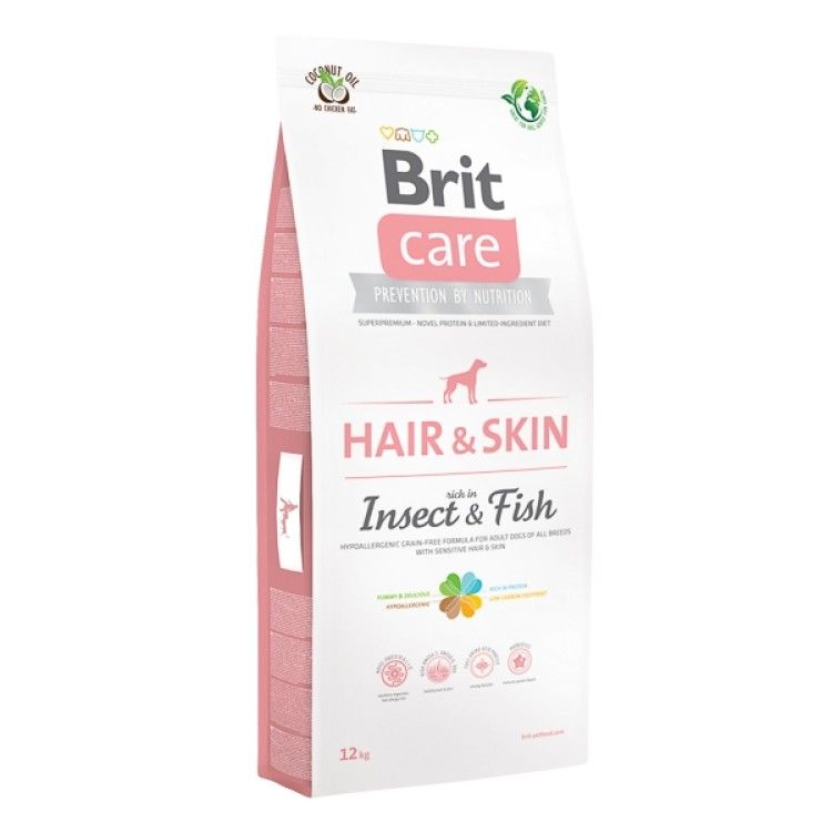 Brit Care Dog, Hair & Skin Insect & Fish, 12 kg