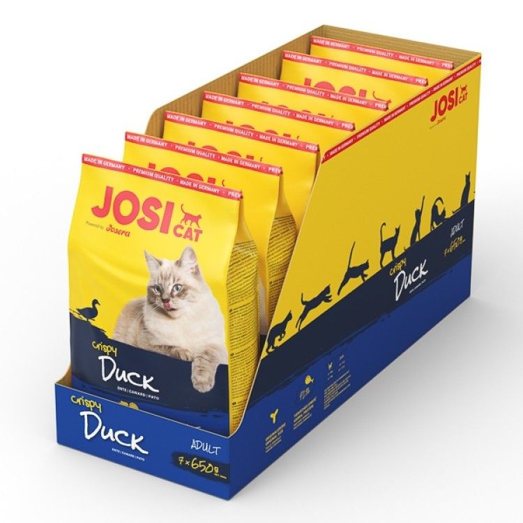 JosiCat Crispy Duck, 7x650 g