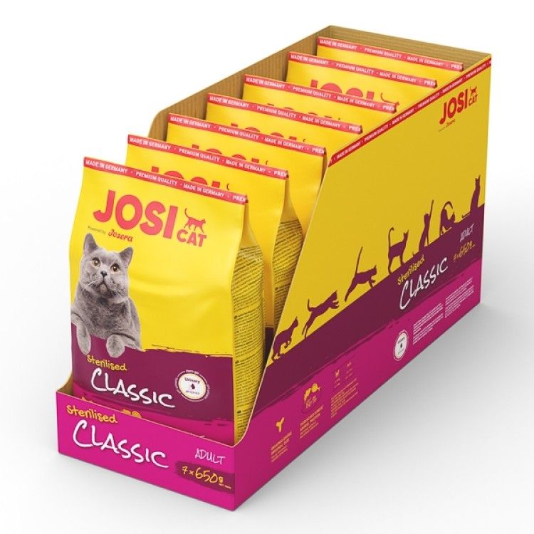 JosiCat Sterilised Classic, 7x650 g