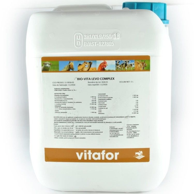 BIO-VITA LEVO COMPLEX 5L (4BUC/BAX) (Farmacie - Rumegatoare)