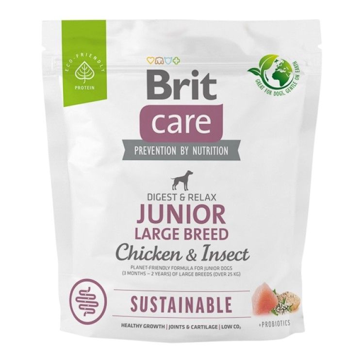 Brit Care Dog Sustainable Junior Large Breed, 1 kg