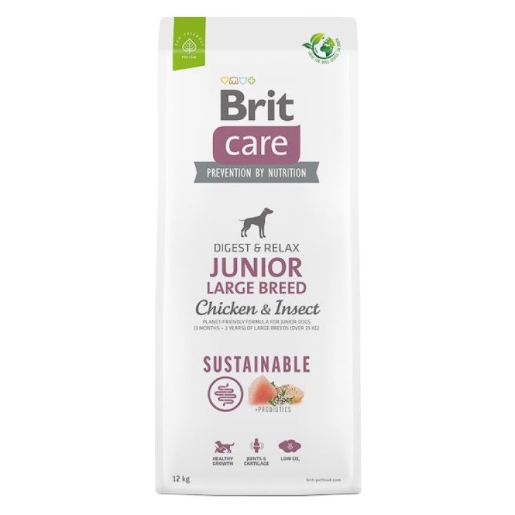 Brit Care Dog Sustainable Junior Large Breed, 12 kg