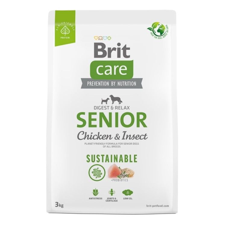 Brit Care Dog Sustainable Senior, 3 kg