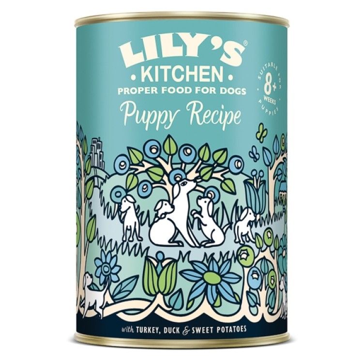Lily's Kitchen For Dogs Puppy Recipe With Turkey, Duck & Kale, 400 g (Hrana Umeda - Caini)