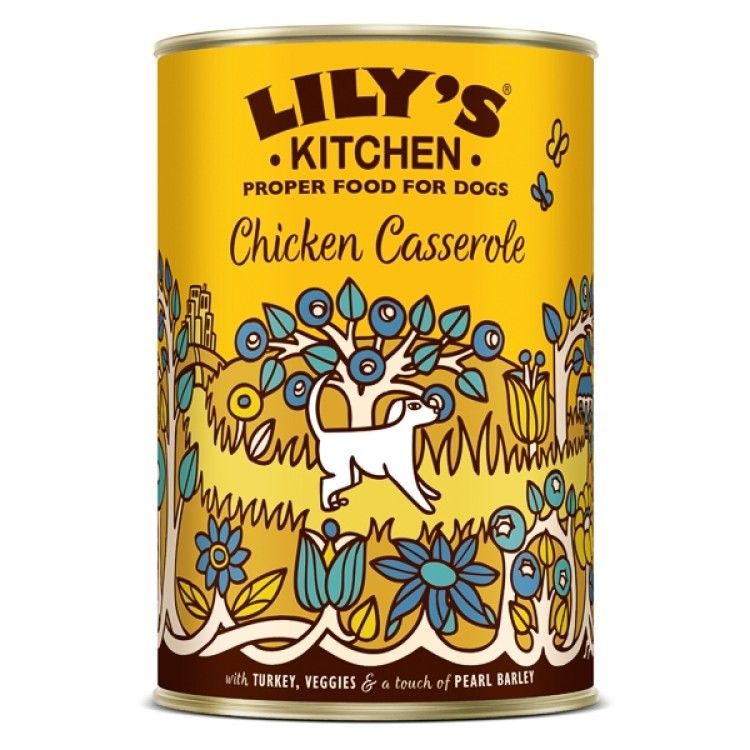 Lily's Kitchen For Dogs Chicken & Turkey Casserole, 400 g (Hrana Umeda - Caini)