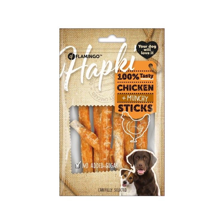 SNACK DOG BATON PRESAT NATUR CU PUI 80G/512448 (21/bax)(240/cut) (Delicii - Caini)
