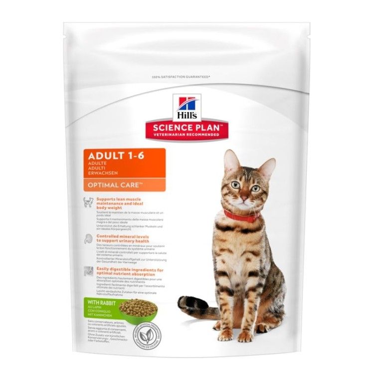 Hill's SP Adult Optimal Care hrana pentru pisici cu iepure 400 g