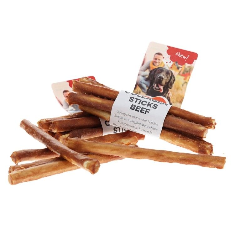 DuvoPlus Chew! Sticksuri cu Colagen Vita, 12.5 cm/ 35 g, 5 buc (Delicii - Caini)