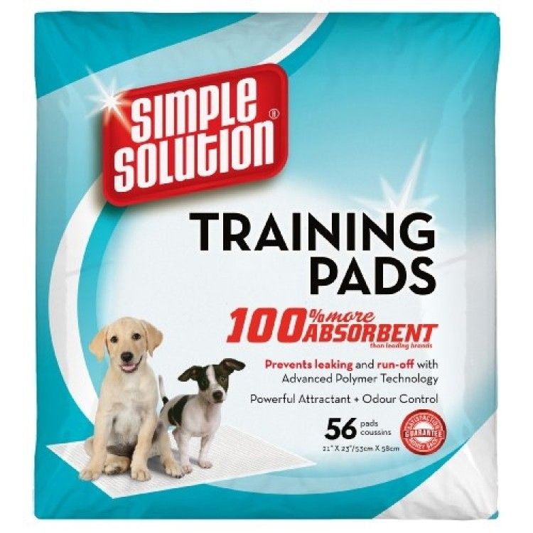 Simple Solution Training Pads, 55 x 56 cm, 56 bucati (Igiena - Caini)