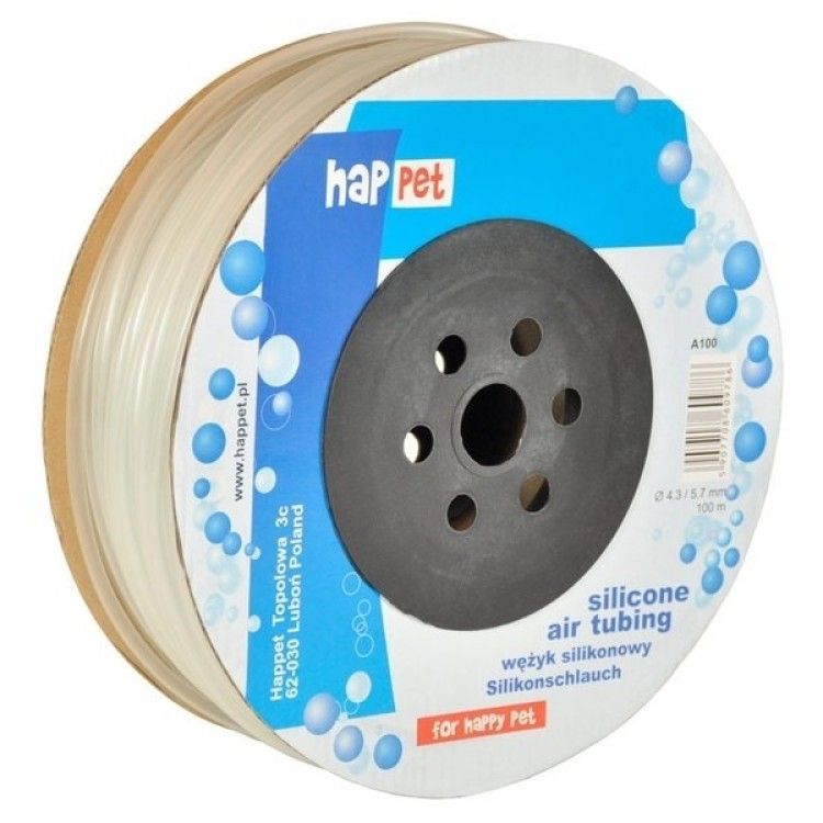 Happet, Furtun din Silicon, Rola 100 m, Transparent (Accesorii - Pesti)
