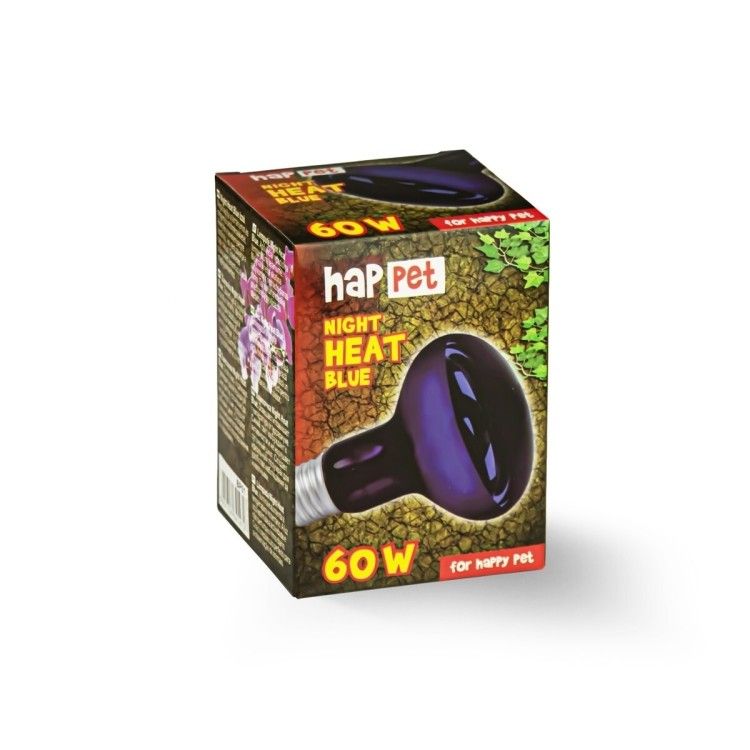 Happet, Bec Albastru pentru Terariu, Caldura Nocturna, 60W (Accesorii - Reptile)