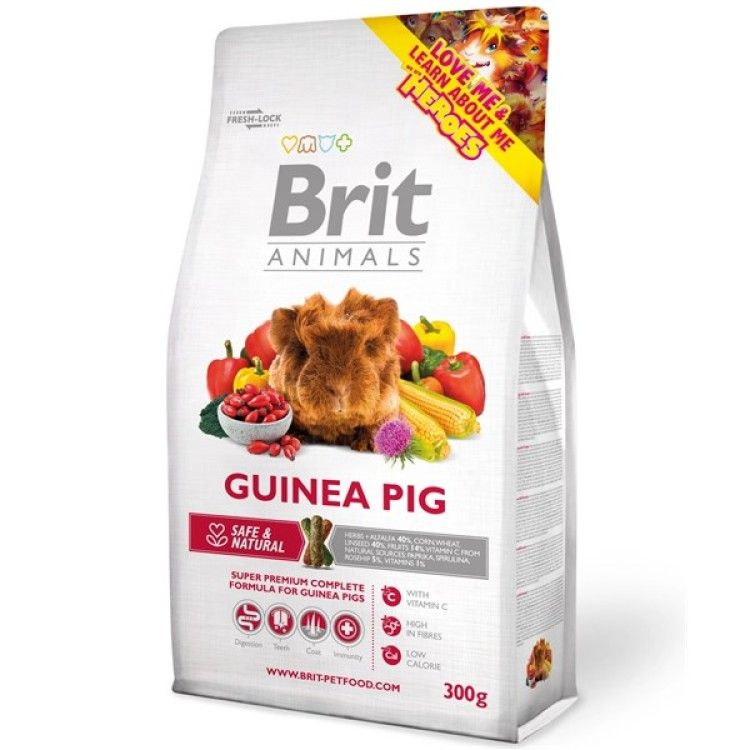 Brit Animals Porcusor de Guinea 300 g (Hrana - Rozatoare)