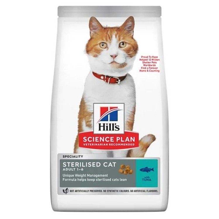 Hill's Science Plan Feline Adult Sterilised Tuna, 3 kg
