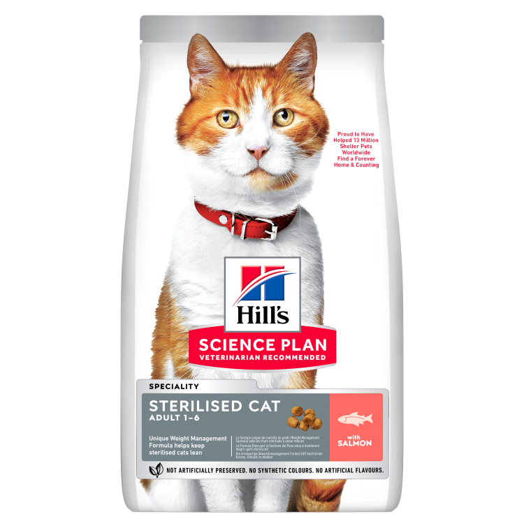 Hill's Science Plan Feline Adult Sterilised Salmon, 1.5 kg - main