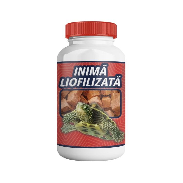 Exotic-K Exo - Cuburi din Inima Liofilizata, 120 ml (Hrana - Reptile)