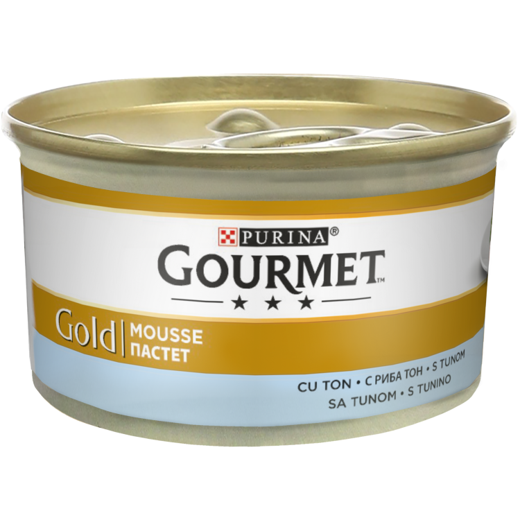 Gourmet Gold Mousse cu Ton, 85 g - conserva