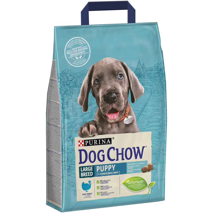 DOG CHOW PUPPY Talie Mare, Curcan, 2.5 kg - main