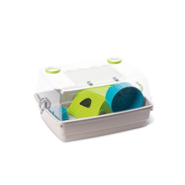 Cusca pentru Hamsteri, Junior Deluxe, cu capac, Plastic, 42x34x22 cm, 20030270 (Custi, colivii, genti transport)
