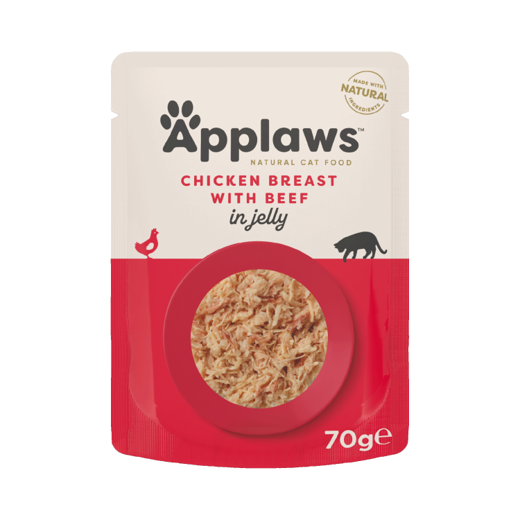 Hrana umeda pisici, Applaws Cat, File Pui si Miel, in aspic, 70 g (Hrana Umeda - Pisici)