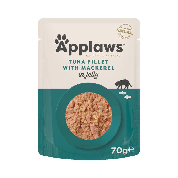 Hrana umeda pisici, Applaws Cat, File Ton si Macrou, in aspic, 70 g (Hrana Umeda - Pisici)