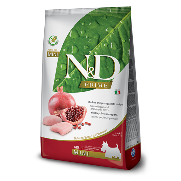 N&D Prime Dog Chicken And Pomegranate Adult Mini, 2.5 kg