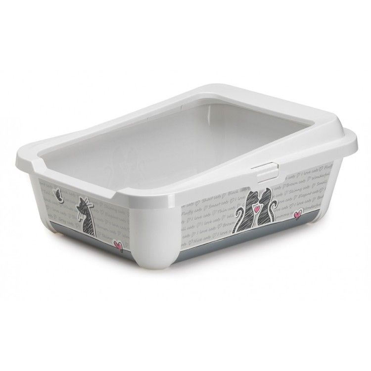 Litiera plastic cu rama, Amore, 50 cm