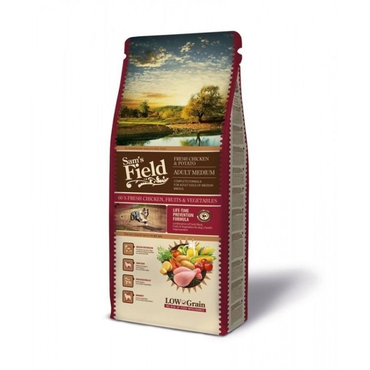 Sam´s Field Fresh Chicken & Potato Adult Medium, 13 kg