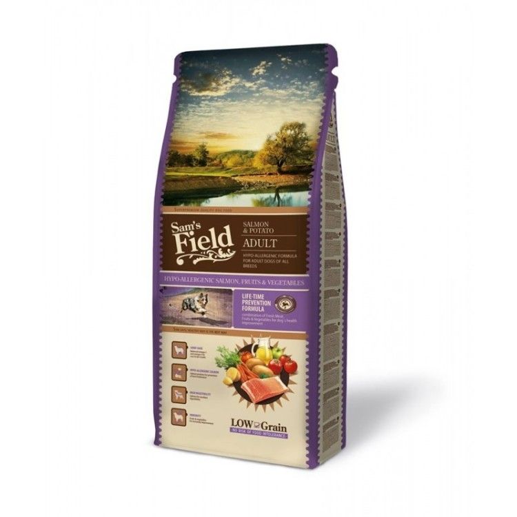 Sam´s Field Salmon & Potato Adult, 13 kg