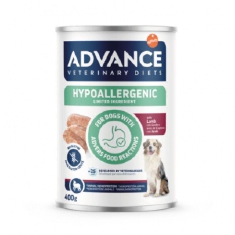 Advance Veterinary Diets Dog Hypoallergenic Miel, 400 g (Diete Veterinare - Caini)