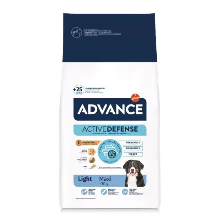 Advance Dog Maxi Light, 15 kg (Hrana Uscata - Caini)