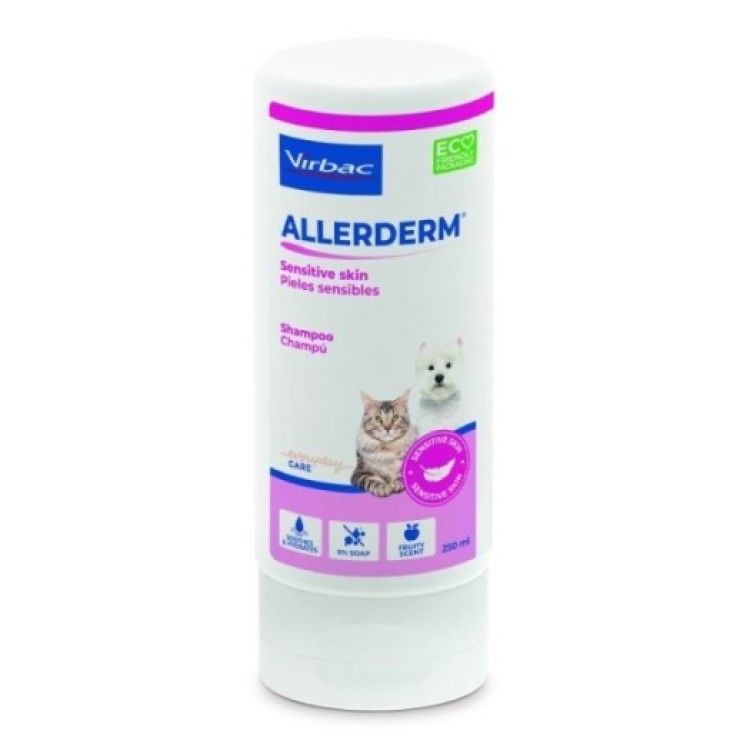 Sampon pentru piele sensibila, Allerderm, 250 ml (Sampoane)