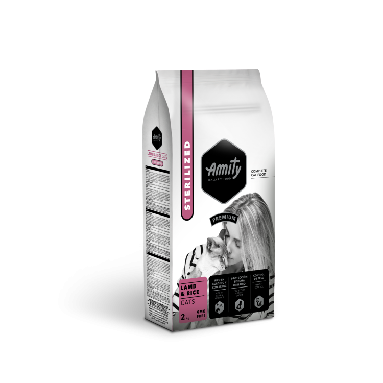 AMITY PREMIUM CATS MIEL SI OREZ STERILIZED 2 KG