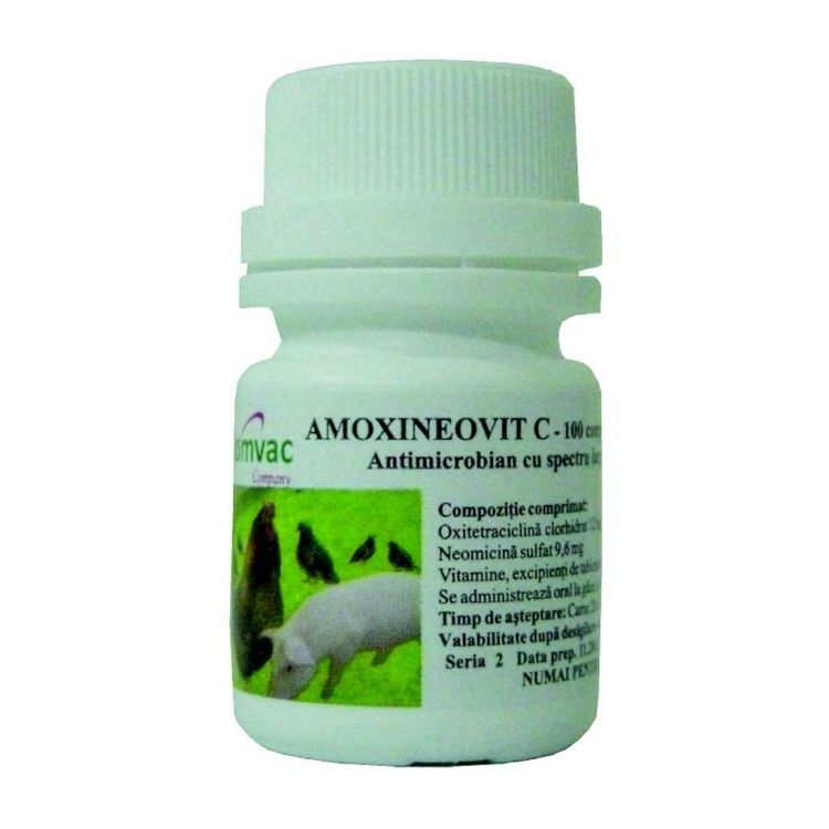 AMOXINEOVIT C 100 Comprimate