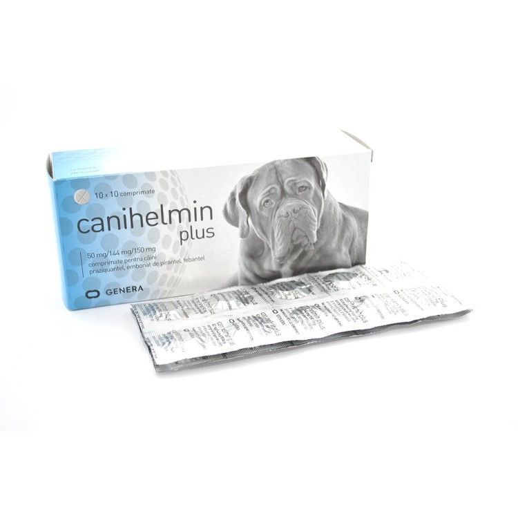 ANTIPARAZITAR INTERN CAINI CANIHELMIN PLUS (10*10 TABLETE)